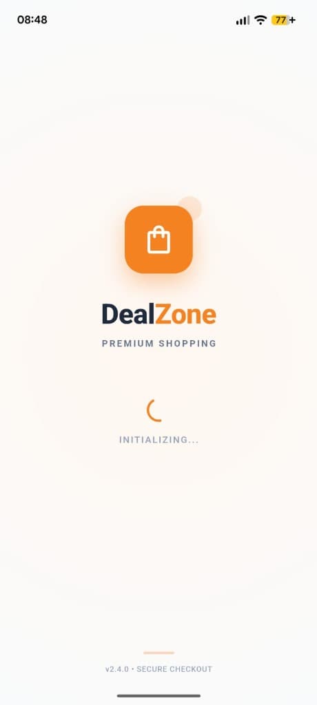 DealZone App UI