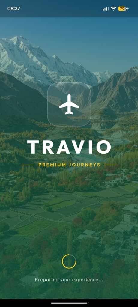 Travio App UI